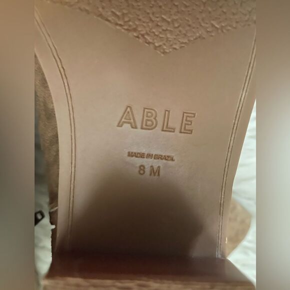 Able Ankle Boots Muted Leopard Print Suede 8 - Picture 7 of 7